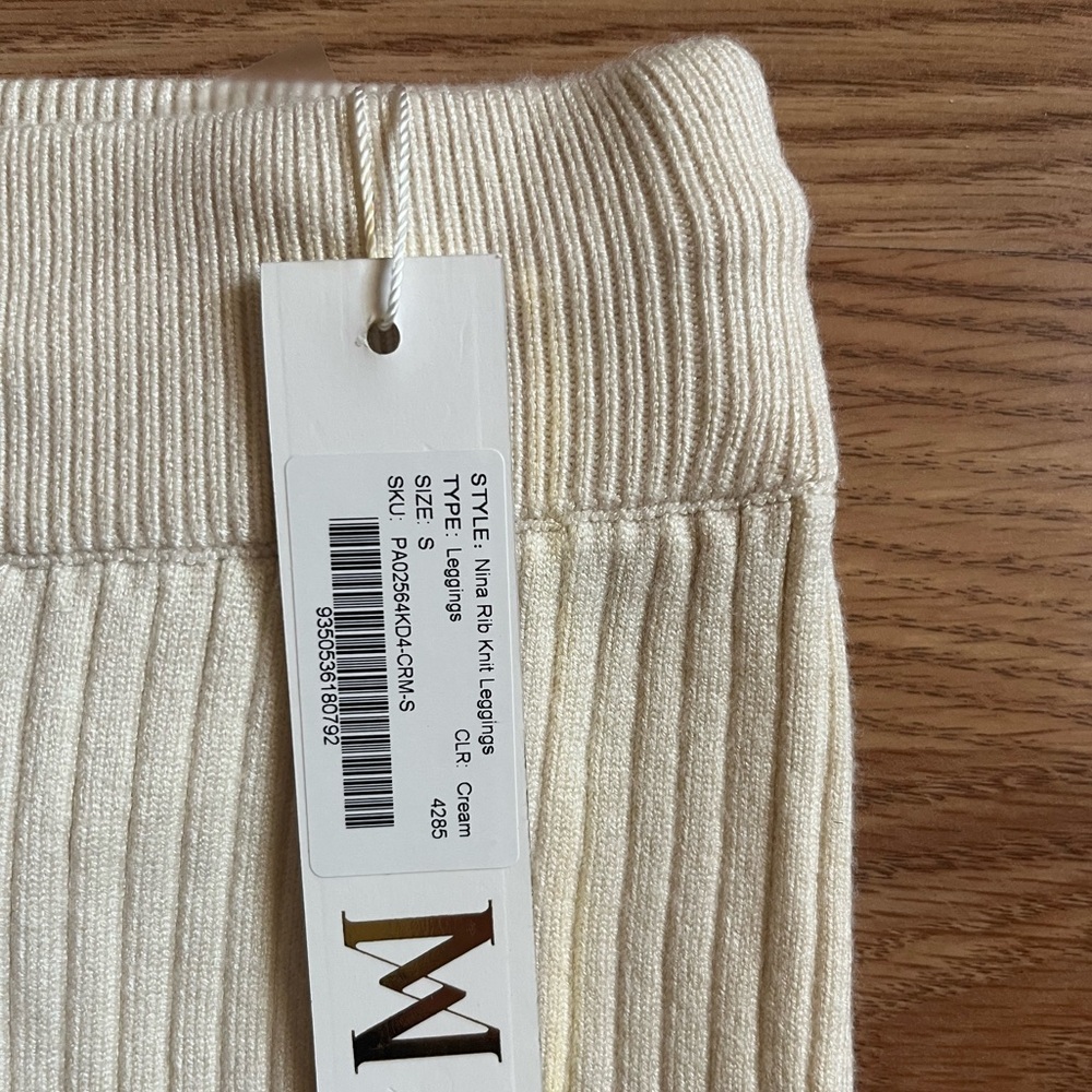 (NEVER WORN) Meshki Cream Ribbed Knit Set - Picture 9 of 10